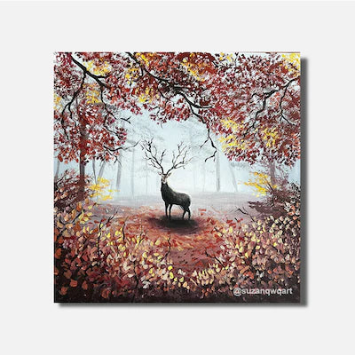 Dear in a forest