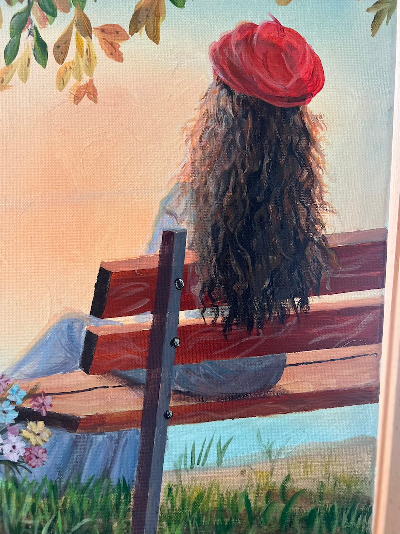 Hair and bench details